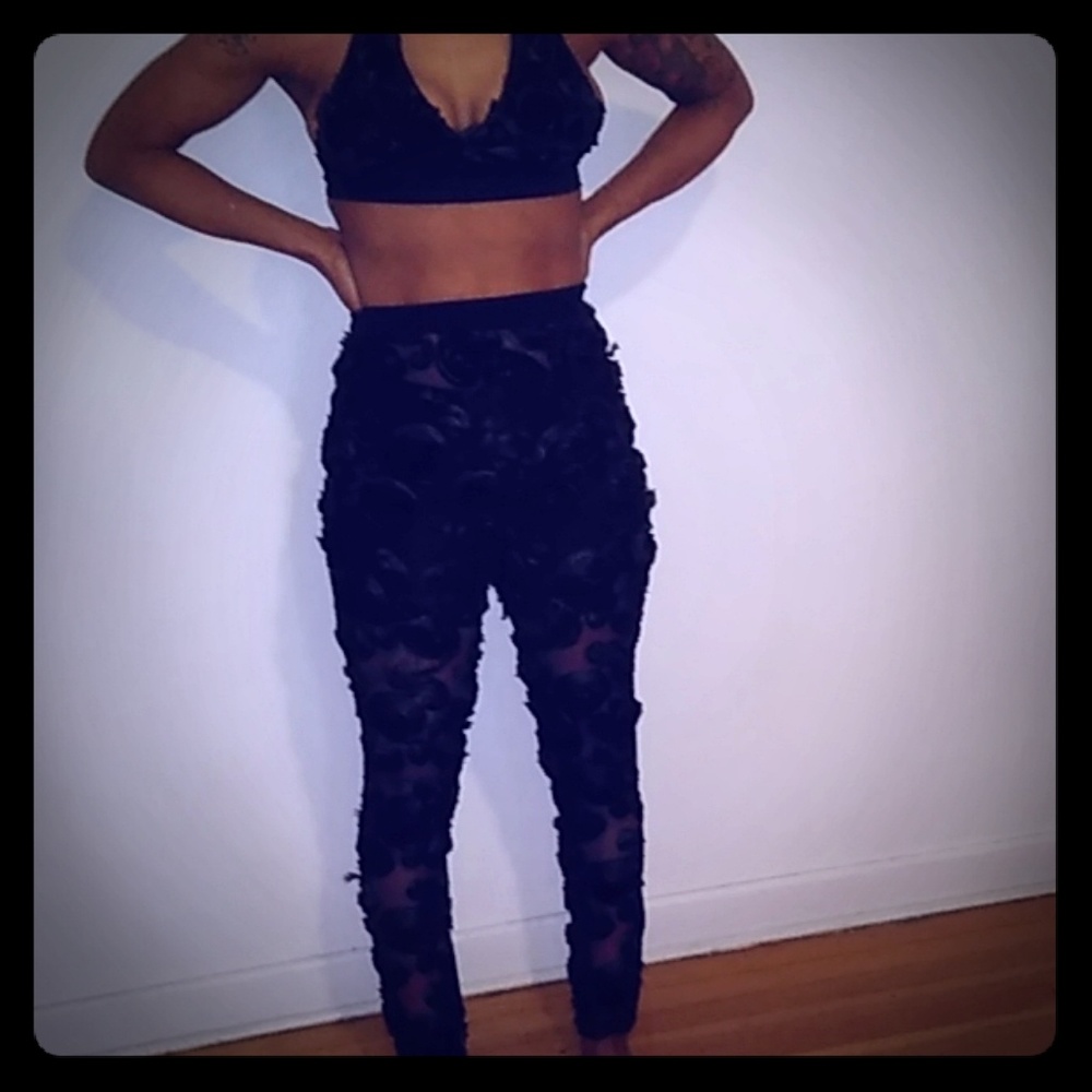Two piece lace set